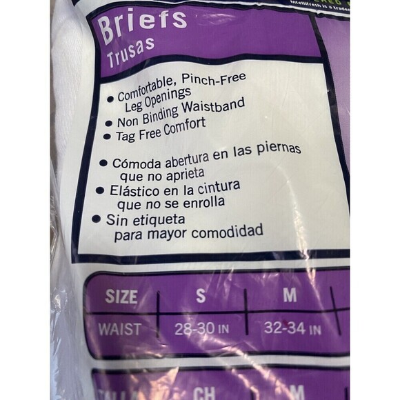 Fruit of the Loom Men's White Briefs 2XL 44-46 Dual Defense 3 Pack X2 NEW - Picture 7 of 7